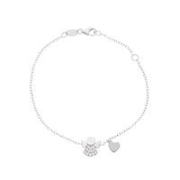 Pulsera Artigianale in Oro blanco BROR-166-253